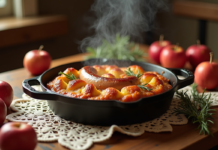 Secrets de grand-mère pour un boudin au four aux pommes parfait